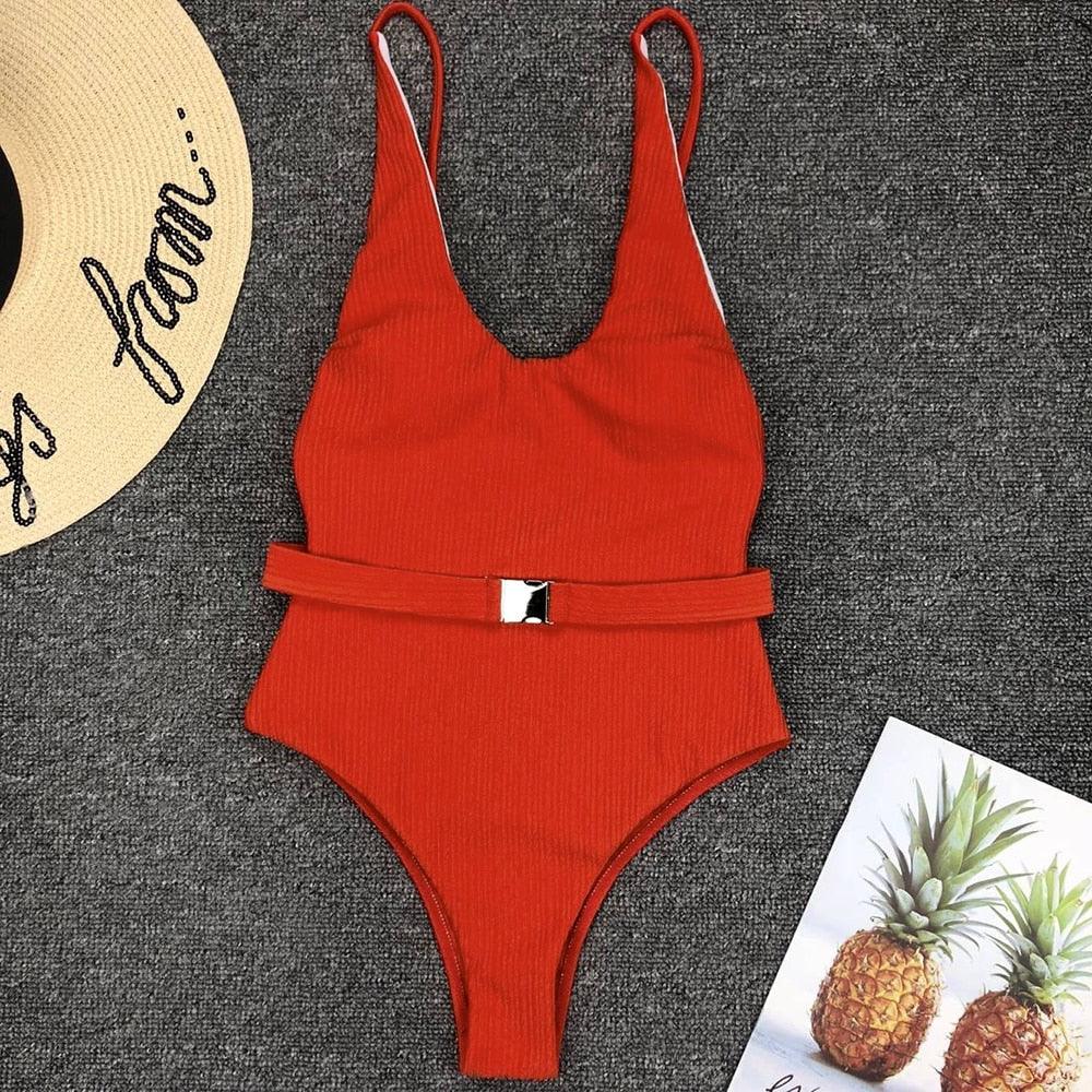 Luxury Black Female Swimsuit Vintage One Piece Ruffled Push Up Tummy Control Swimwear Halter One Piece Slimming Retro Swimsuit Women's Plus Size Push Up Bathing Suit Solid Red Swimwear Women Padded Bathing Suits Stevvex