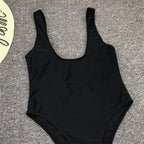 Luxury Black Female Swimsuit Vintage One Piece Ruffled Push Up Tummy Control Swimwear Halter One Piece Slimming Retro Swimsuit Women's Plus Size Push Up Bathing Suit Solid Red Swimwear Women Padded Bathing Suits Stevvex