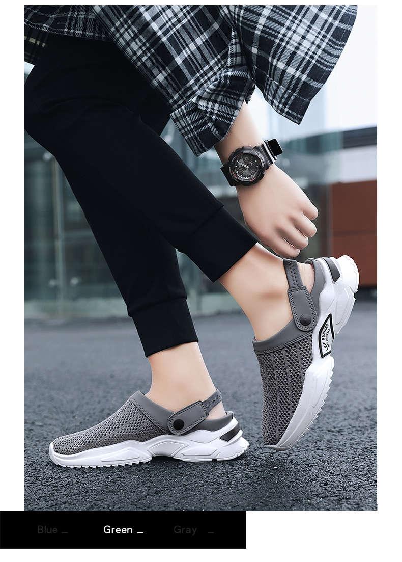 Luxury Black Mens Shoes Flip Flops Platform Slipper Sandals Men Shoe Summer Tennis Fitness Gym Garden Clog Shoes Sandals Summer Indoor Outdoor Walking Slipper Stevvex