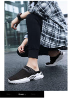 Luxury Black Mens Shoes Flip Flops Platform Slipper Sandals Men Shoe Summer Tennis Fitness Gym Garden Clog Shoes Sandals Summer Indoor Outdoor Walking Slipper Stevvex