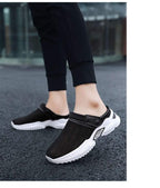 Luxury Black Mens Shoes Flip Flops Platform Slipper Sandals Men Shoe Summer Tennis Fitness Gym Garden Clog Shoes Sandals Summer Indoor Outdoor Walking Slipper Stevvex