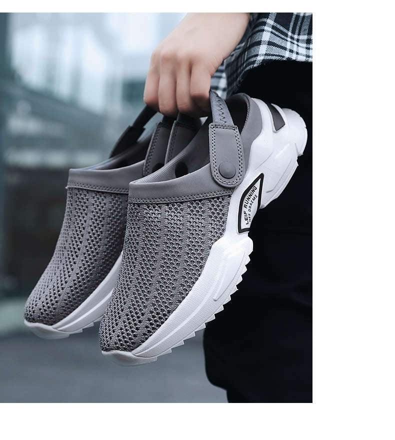 Luxury Black Mens Shoes Flip Flops Platform Slipper Sandals Men Shoe Summer Tennis Fitness Gym Garden Clog Shoes Sandals Summer Indoor Outdoor Walking Slipper Stevvex