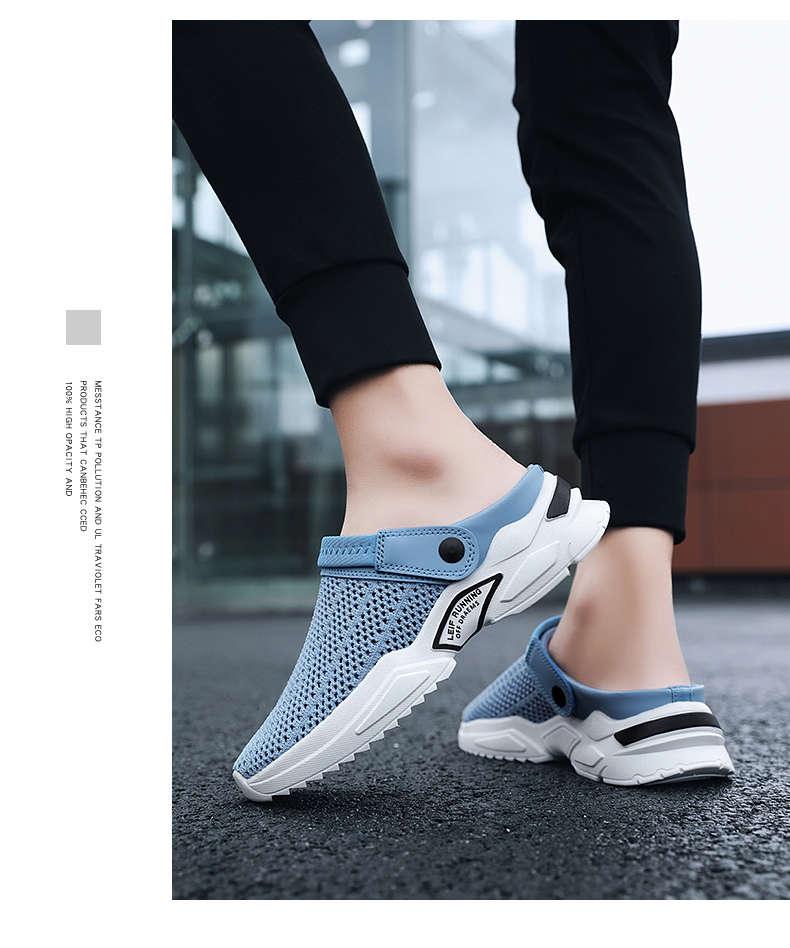 Luxury Black Mens Shoes Flip Flops Platform Slipper Sandals Men Shoe Summer Tennis Fitness Gym Garden Clog Shoes Sandals Summer Indoor Outdoor Walking Slipper Stevvex