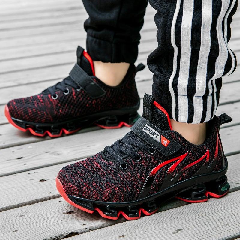 Luxury Boys Sneakers Kids Running Outdoor Children Sport Tennis Breathable Non-slip Sole Sneakers Outdoor Sport Walking Fashion Sneakers Stevvex