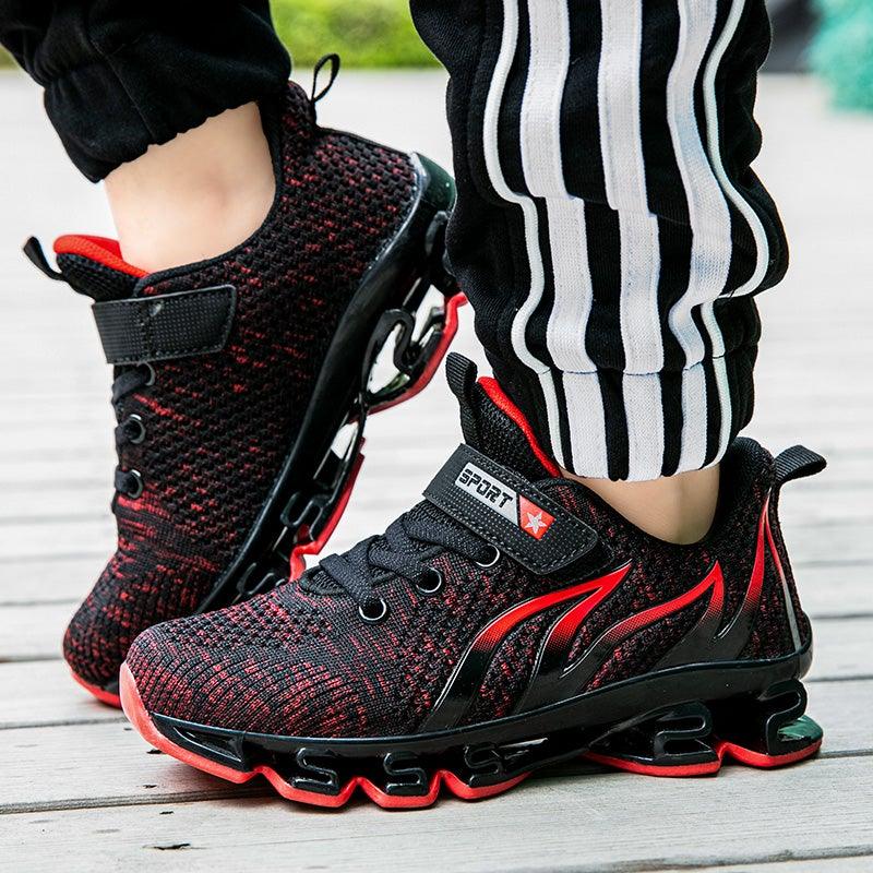 Luxury Boys Sneakers Kids Running Outdoor Children Sport Tennis Breathable Non-slip Sole Sneakers Outdoor Sport Walking Fashion Sneakers Stevvex