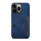 Luxury Brown Leather With Card Holder Phone Case For iPhone 11 12 Pro Max Soft Silicone Back Cover For iPhone 13 14 Pro Genuine Leather Case for iPhone Stevvex