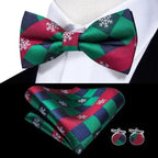 Luxury Butterfly Beige Silk Bow Ties For Men Gentlemens Cufflinks Set Elegant Design Wedding Party Bowties For Tuxedo Excellent Gift For Prom Stevvex