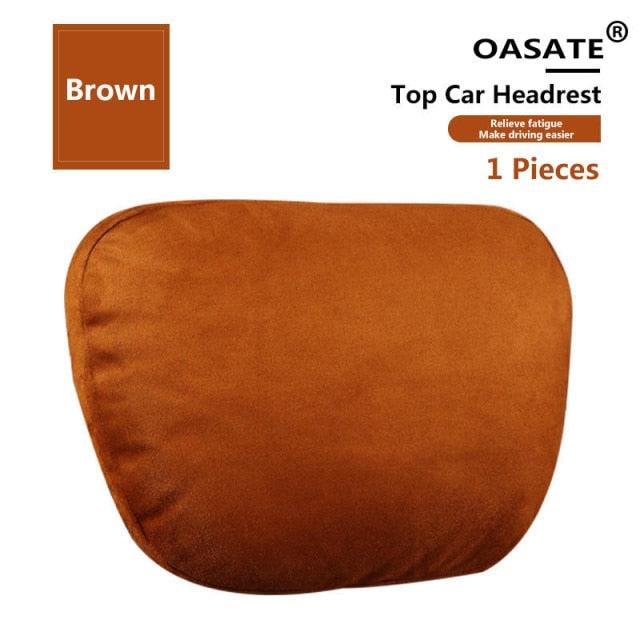 Luxury Car Neck Pillow Car Travel Neck Rest Pillows Seat Cushion Support Car Headrest Neck Support Seat Design Class Soft Universal Adjustable Car Neck Pillow Waist Pillow Universal Driving Seat Car Pillow Sleeping Neck Headrest Stevvex