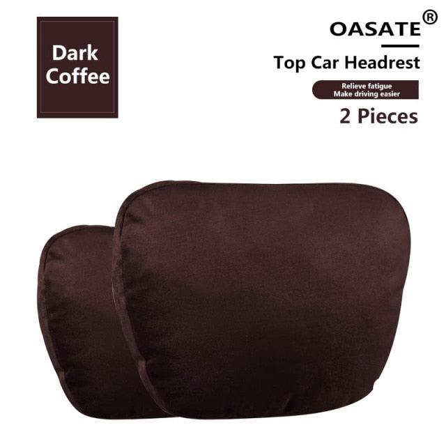 Luxury Car Neck Pillow Car Travel Neck Rest Pillows Seat Cushion Support Car Headrest Neck Support Seat Design Class Soft Universal Adjustable Car Neck Pillow Waist Pillow Universal Driving Seat Car Pillow Sleeping Neck Headrest Stevvex