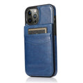 Luxury Cards Case For iPhone 14 13 12 Mini 11 Pro Max Durable Leather Strong Stand Holder Phone Cover Magnetic Flip Case For Women Girls With Card Holder Secure Card Holder Stevvex