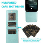 Luxury Cards Case For iPhone 14 13 12 Mini 11 Pro Max Durable Leather Strong Stand Holder Phone Cover Magnetic Flip Case For Women Girls With Card Holder Secure Card Holder Stevvex