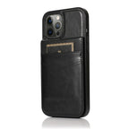 Luxury Cards Case For iPhone 14 13 12 Mini 11 Pro Max Durable Leather Strong Stand Holder Phone Cover Magnetic Flip Case For Women Girls With Card Holder Secure Card Holder Stevvex