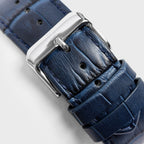 Men's Luxury Chronograph Watch Brown Leather Strap