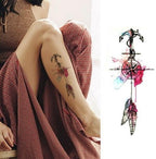 Luxury Colorful And Black Womens Tattoo Temporary Flower Waterproof Elegant Modern Tattoo For Shoulder Stevvex