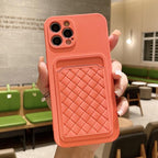 Luxury Colorful Card Holder Wallet Case For iPhone 14 13 11 12 Pro Max Mini 14 Plus Soft Silicone Purse Cover  Silicone Case with Card Holder Compatible with iPhone Stevvex