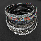 Luxury Crystal Pearl Rhinestone Headbands Fashion Women Hair Accessories Headdress Padded Hairbands Hair Bands Sparkly Hair Hoop Gorgeous Hair Accessories For Women Stevvex