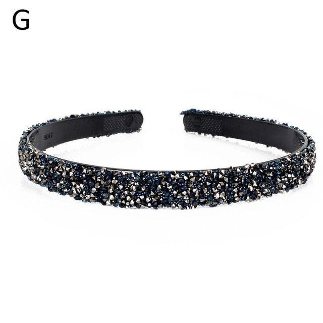 Luxury Crystal Pearl Rhinestone Headbands Fashion Women Hair Accessories Headdress Padded Hairbands Hair Bands Sparkly Hair Hoop Gorgeous Hair Accessories For Women Stevvex