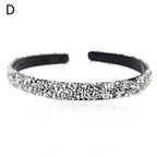 Luxury Crystal Pearl Rhinestone Headbands Fashion Women Hair Accessories Headdress Padded Hairbands Hair Bands Sparkly Hair Hoop Gorgeous Hair Accessories For Women Stevvex
