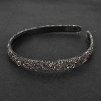 Luxury Crystal Pearl Rhinestone Headbands Fashion Women Hair Accessories Headdress Padded Hairbands Hair Bands Sparkly Hair Hoop Gorgeous Hair Accessories For Women Stevvex
