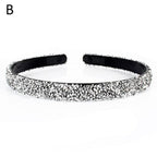 Luxury Crystal Pearl Rhinestone Headbands Fashion Women Hair Accessories Headdress Padded Hairbands Hair Bands Sparkly Hair Hoop Gorgeous Hair Accessories For Women Stevvex