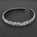 Luxury Crystal Pearl Rhinestone Headbands Fashion Women Hair Accessories Headdress Padded Hairbands Hair Bands Sparkly Hair Hoop Gorgeous Hair Accessories For Women Stevvex