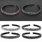 Luxury Crystal Pearl Rhinestone Headbands Fashion Women Hair Accessories Headdress Padded Hairbands Hair Bands Sparkly Hair Hoop Gorgeous Hair Accessories For Women Stevvex