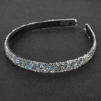 Luxury Crystal Pearl Rhinestone Headbands Fashion Women Hair Accessories Headdress Padded Hairbands Hair Bands Sparkly Hair Hoop Gorgeous Hair Accessories For Women Stevvex