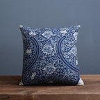 Luxury Decorative Throw Square Linen Pillowcase Blue And White Flower Bedroom Room Sofa Porcelain Printed Cushion Cover Decorative Sofa Throw Pillow Car Chair Home Decor Pillow Case Soft Design Stevvex