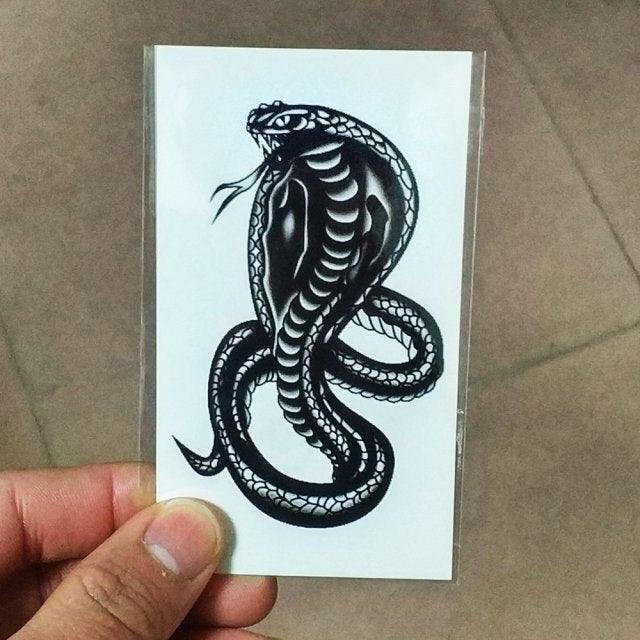 Luxury Different Waterproof Temporary Tattoo Sticker Snake Flower Fake Tattoo Body Art Adult Fashion Stickers For Womens Mens Stevvex
