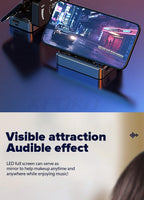 Luxury Earphone Bluetooth Compatible Headphones With Mic 3500mAh Mirror Charging Box Wireless Headphones Noise Cancelling HiFi Earbud Gaming Headsets Bluetooth MP3 Music Playes Sports Wireless Waterproof Touch Control Headphones Stevvex