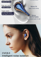 Luxury Earphone Bluetooth Compatible Headphones With Mic 3500mAh Mirror Charging Box Wireless Headphones Noise Cancelling HiFi Earbud Gaming Headsets Bluetooth MP3 Music Playes Sports Wireless Waterproof Touch Control Headphones Stevvex
