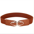 Luxury Elastic PU Leather Wide Belts For Women Fashion Stretchy Thick Waist Dress Plus Size Waistbands For Women Stevvex