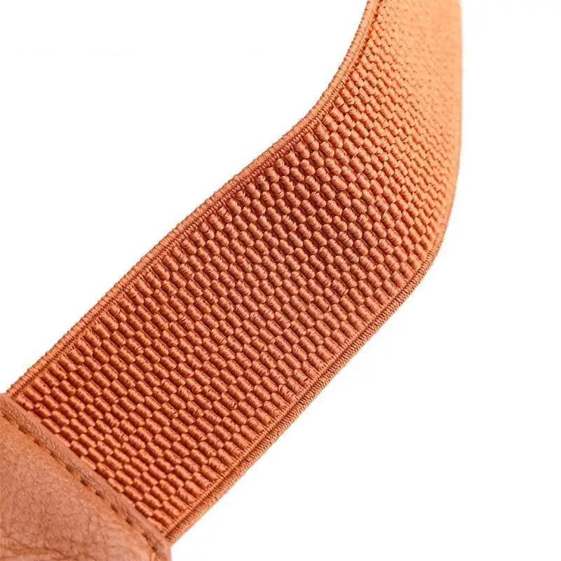 Luxury Elastic PU Leather Wide Belts For Women Fashion Stretchy Thick Waist Dress Plus Size Waistbands For Women Stevvex
