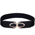 Luxury Elastic PU Leather Wide Belts For Women Fashion Stretchy Thick Waist Dress Plus Size Waistbands For Women Stevvex