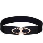 Luxury Elastic PU Leather Wide Belts For Women Fashion Stretchy Thick Waist Dress Plus Size Waistbands For Women Stevvex