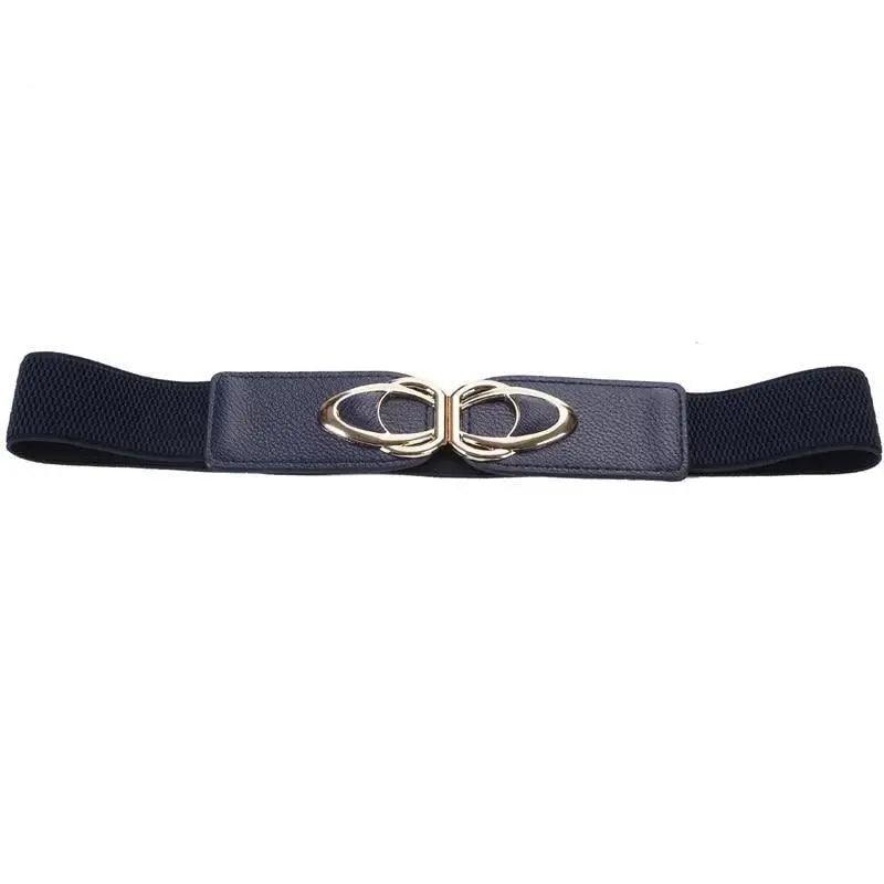 Luxury Elastic PU Leather Wide Belts For Women Fashion Stretchy Thick Waist Dress Plus Size Waistbands For Women Stevvex