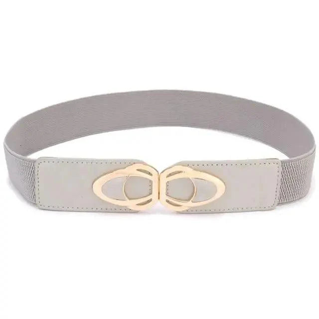 Luxury Elastic PU Leather Wide Belts For Women Fashion Stretchy Thick Waist Dress Plus Size Waistbands For Women Stevvex