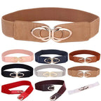 Luxury Elastic PU Leather Wide Belts For Women Fashion Stretchy Thick Waist Dress Plus Size Waistbands For Women Stevvex