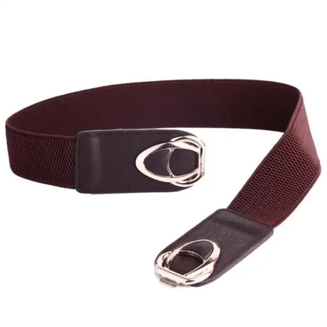 Luxury Elastic PU Leather Wide Belts For Women Fashion Stretchy Thick Waist Dress Plus Size Waistbands For Women Stevvex