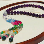Luxury Elegance Fancy 33 Muslim Agate Tasbeeh with Tassels (MR083)