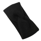 Luxury Fashion Winter Soft Solid Color Elastic Elegant Wide Knitting Cross Lightweight Headband Yoga Turban Bandage Bandanas Hair Bands For Women