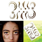 Luxury Flash Metallic Waterproof Temporary Tattoo Gold Silver Flower Tattoo Sticker Long Lasting Gold Design For Womens Stevvex