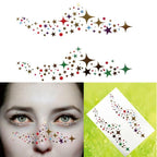 Luxury Flash Metallic Waterproof Temporary Tattoo Gold Silver Flower Tattoo Sticker Long Lasting Gold Design For Womens Stevvex