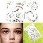 Luxury Flash Metallic Waterproof Temporary Tattoo Gold Silver Flower Tattoo Sticker Long Lasting Gold Design For Womens Stevvex