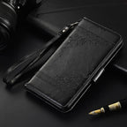 Luxury Flip wallet Leather Case For iphone 11 13 12 Pro 12Mini Card Holder Phone Cover Premium Leather iPhone 11 Pro Case Kickstand Card Holder Flip Leather Wallet Phone Case Stevvex
