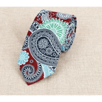 Luxury Flower Handmade Cotton Ties For Men Classic Colorful Printed Floral Designs Necktie For Wedding Stevvex
