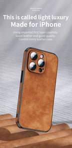 Luxury Full Protection Bumper Shockproof Business Leather Phone Case For iPhone 14 13 12 11 Pro Max Plus Cover Slim Leather Luxury PU Flexible Bumper Non-Slip Grip Shockproof Full Body Protective Cover Stevvex