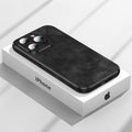 Luxury Full Protection Bumper Shockproof Business Leather Phone Case For iPhone 14 13 12 11 Pro Max Plus Cover Slim Leather Luxury PU Flexible Bumper Non-Slip Grip Shockproof Full Body Protective Cover Stevvex