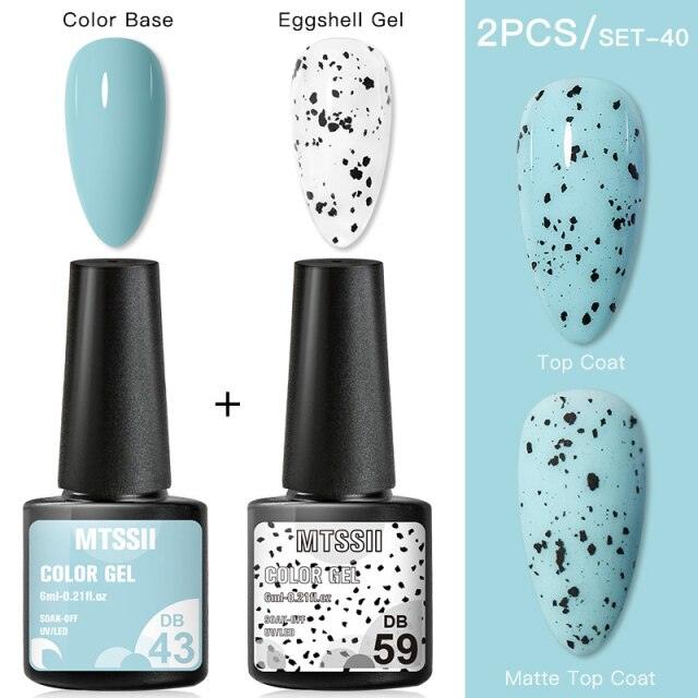 Luxury Gel Nail Polish Permanent Glossy Matte Egg Effect Elegant Stylish Eggshell Design For Women And Lady Nail Gel Stevvex