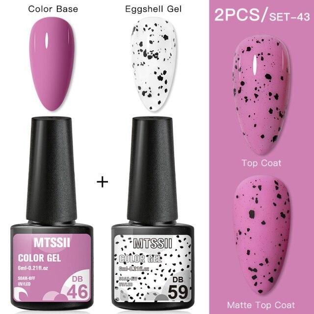 Luxury Gel Nail Polish Permanent Glossy Matte Egg Effect Elegant Stylish Eggshell Design For Women And Lady Nail Gel Stevvex